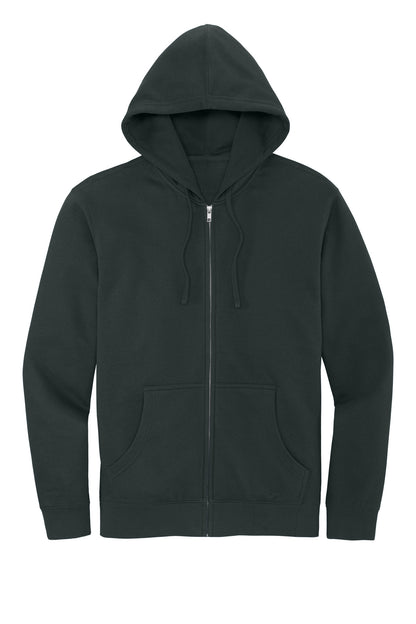 District V.I.T. Fleece Full-Zip Hoodie - Charcoal - flat front