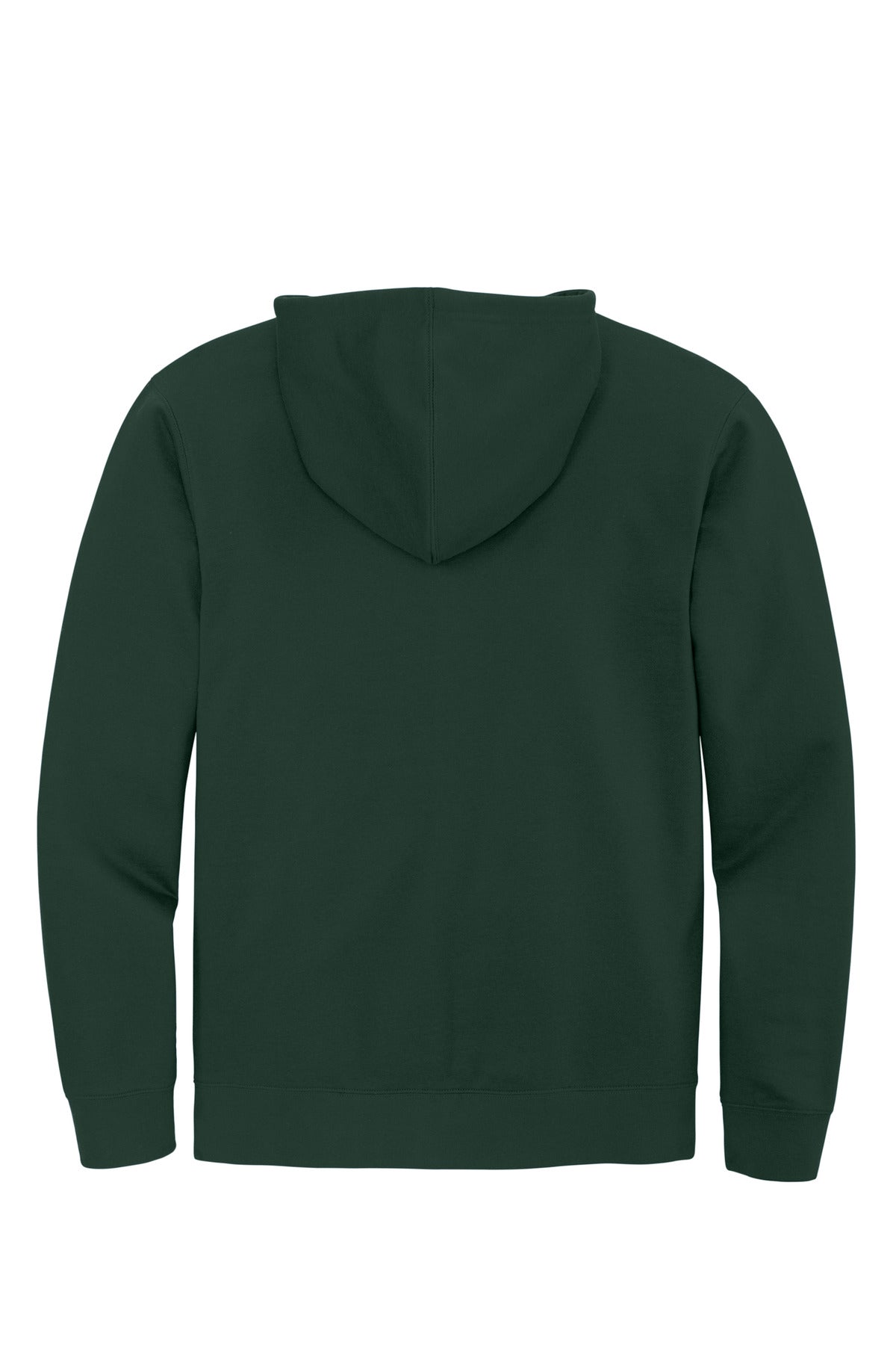 District V.I.T. Fleece Full-Zip Hoodie - Forest Green - flat back
