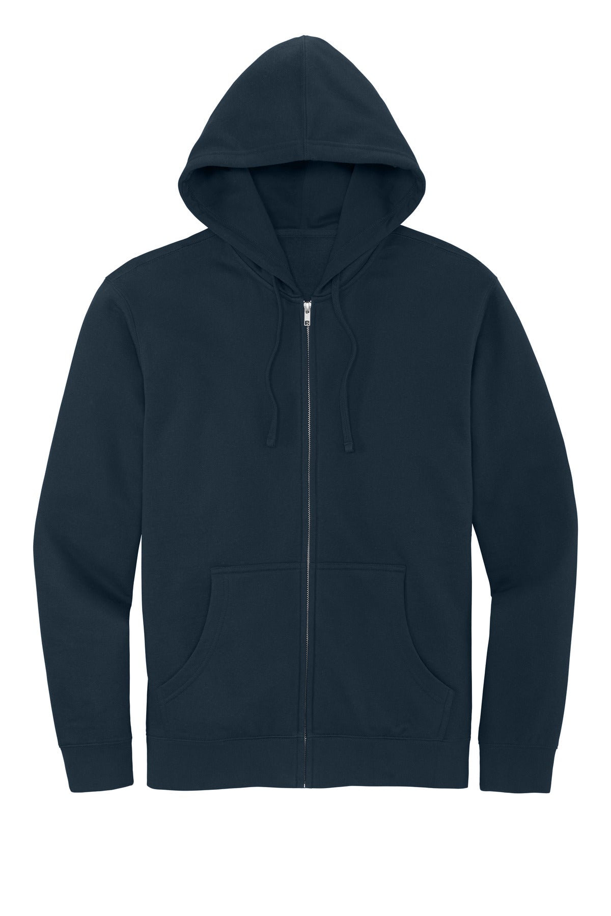 District V.I.T. Fleece Full-Zip Hoodie - New Navy - flat front