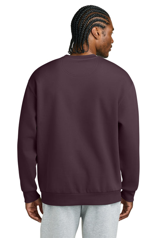 District V.I.T. Heavyweight Fleece Crew - Bordeaux - back