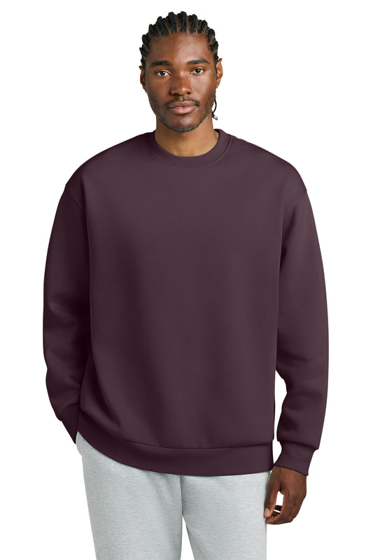 District V.I.T. Heavyweight Fleece Crew - Bordeaux - front