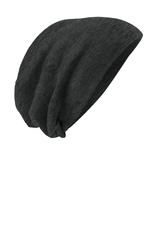 District Slouch Beanie - Charcoal Heather - front