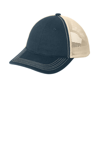 District Super Soft Mesh Back Cap - New Navy/ Stone - front