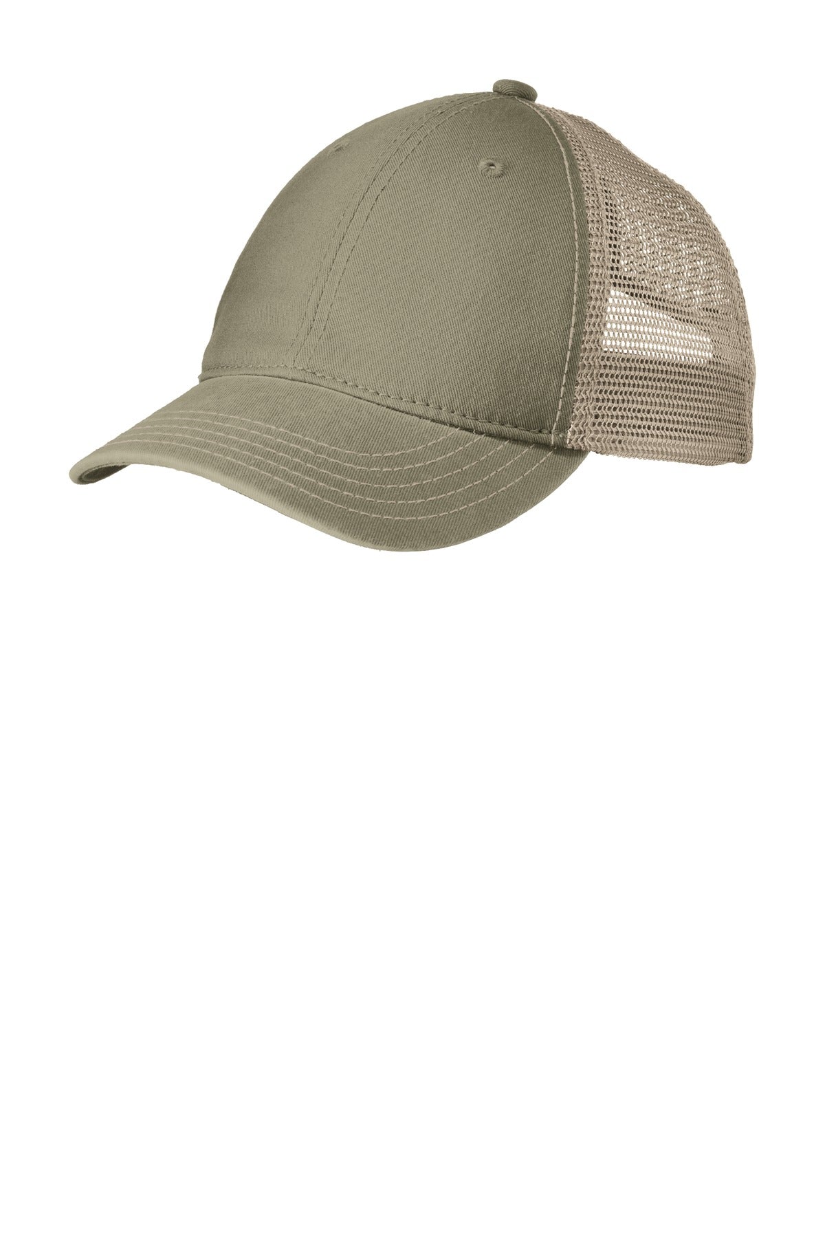 District Super Soft Mesh Back Cap - Olive/ Khaki - front