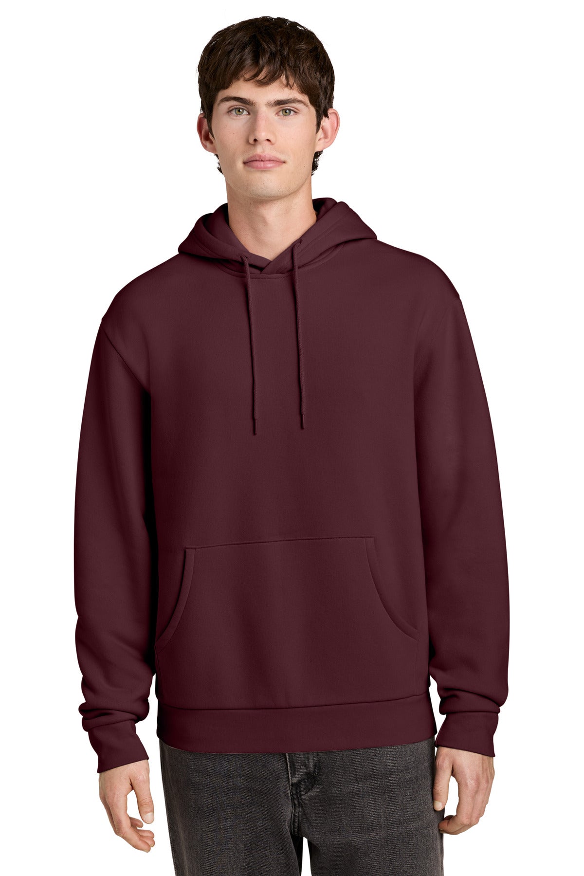 District MelloFleece Hoodie - Maroon - front