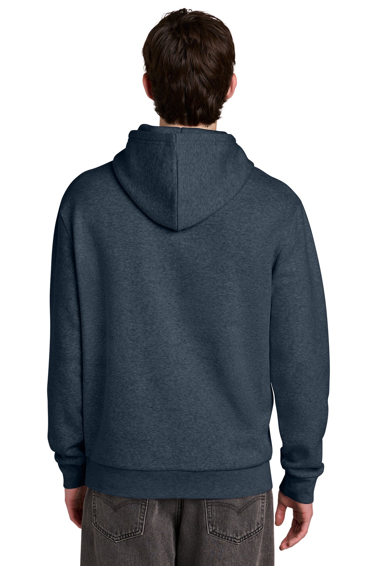 District MelloFleece Hoodie - Navy Heather - back