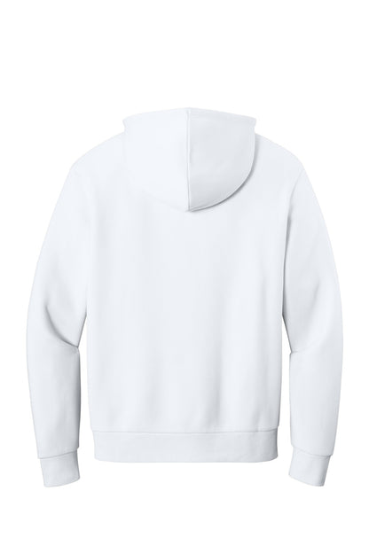District MelloFleece Hoodie - White - flat back