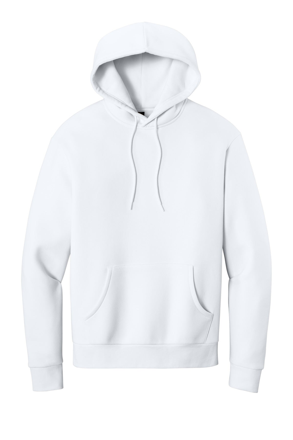 District MelloFleece Hoodie - White - flat front