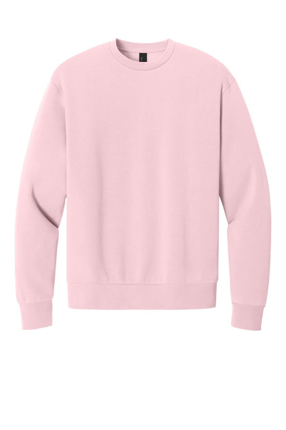 District MelloFleece Crew - Carnation Pink - flat front