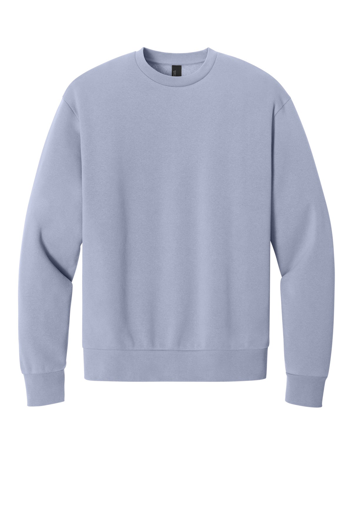District MelloFleece Crew - Icelandic Purple - flat front