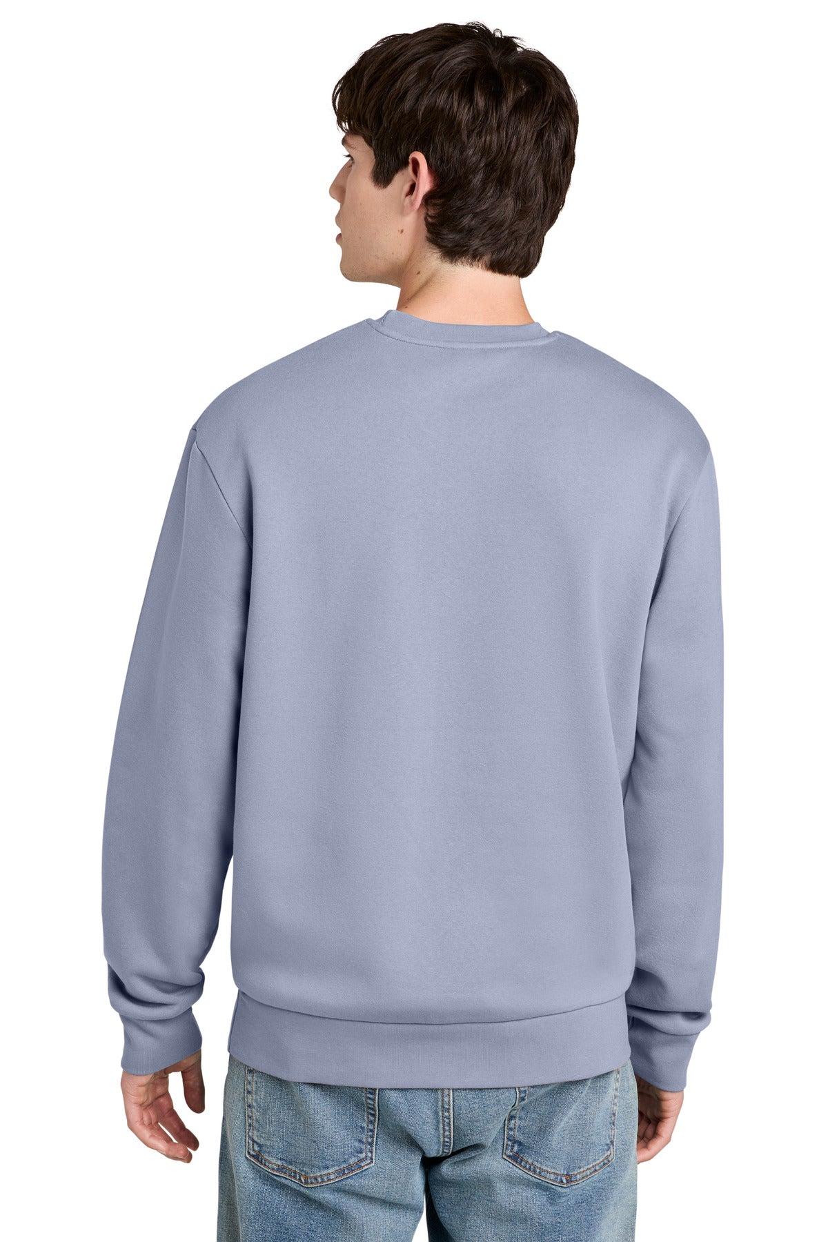District MelloFleece Crew - Icelandic Purple - back