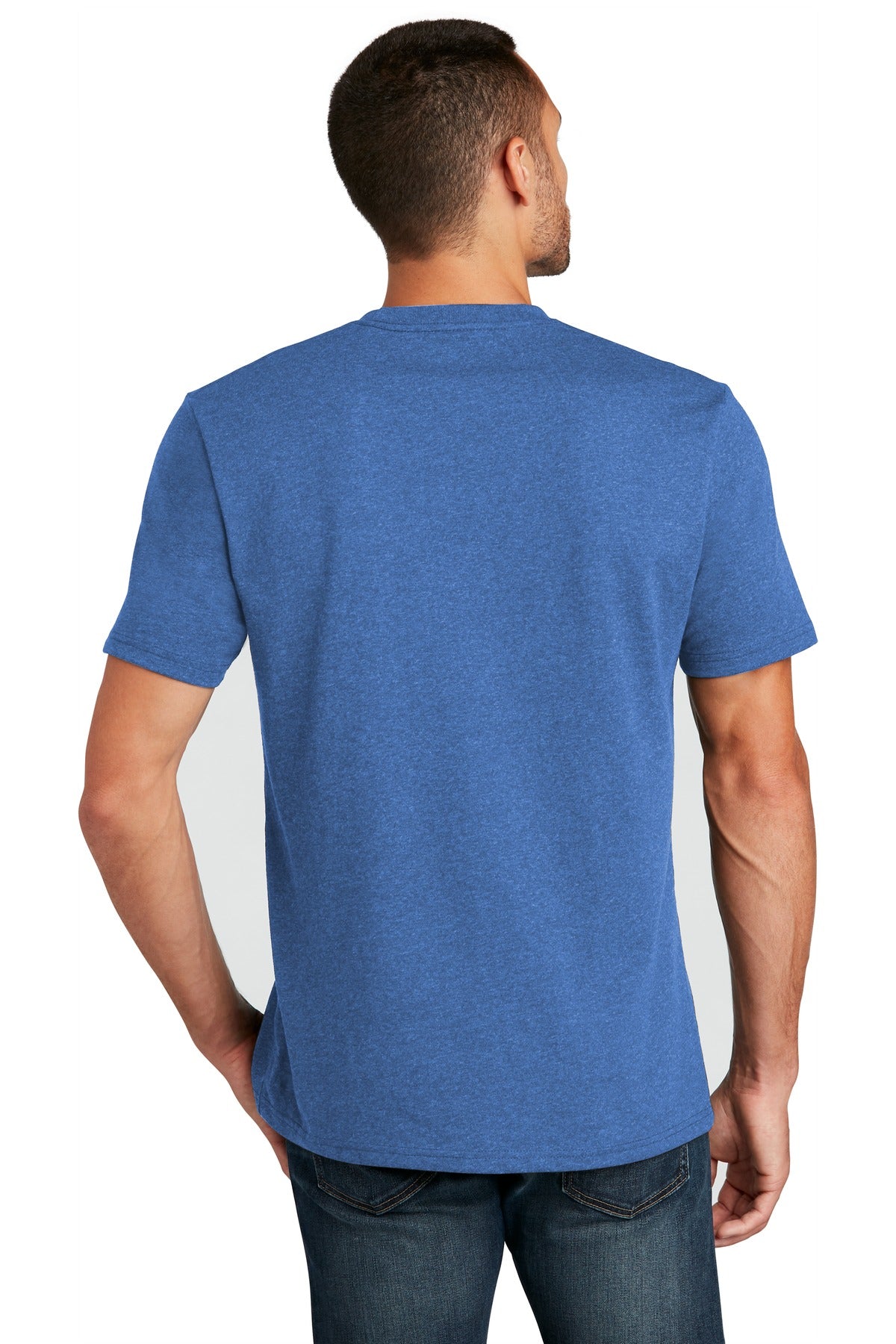 District Re-Tee - Blue Heather - back