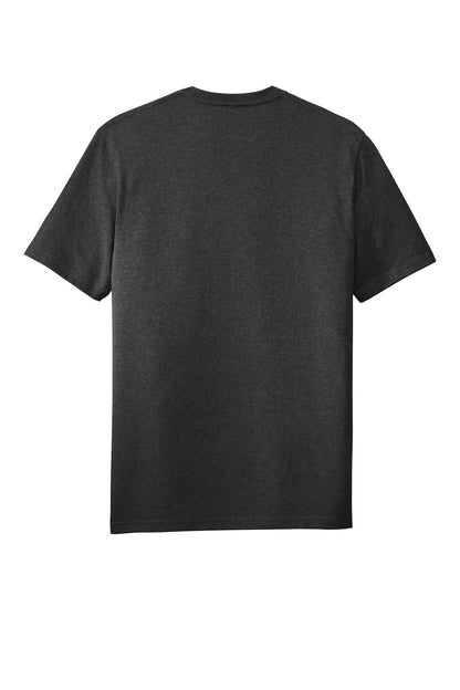 District Re-Tee - Charcoal Heather - flat back