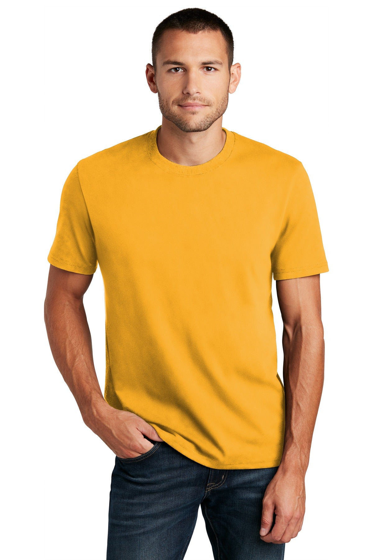 District Re-Tee - Maize Yellow - front