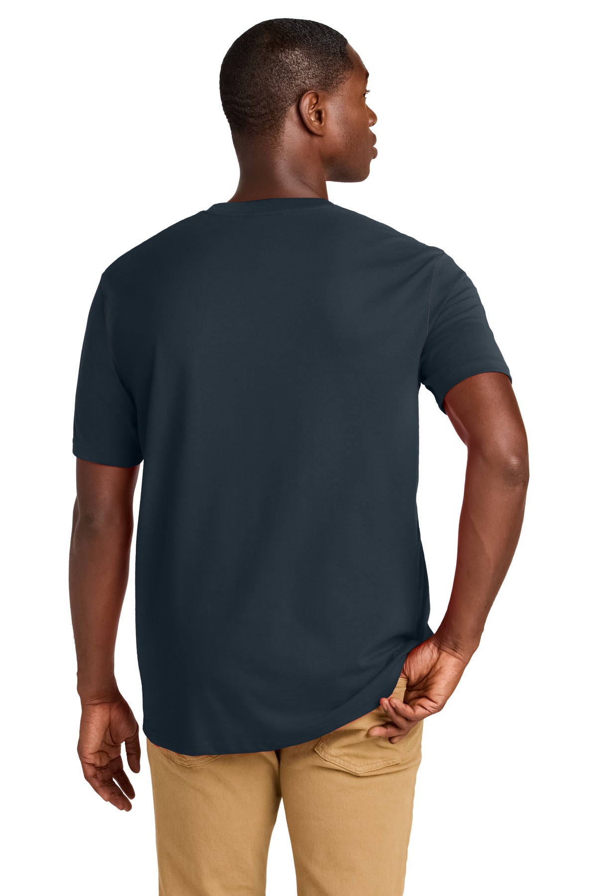 District Re-Tee - True Navy - back