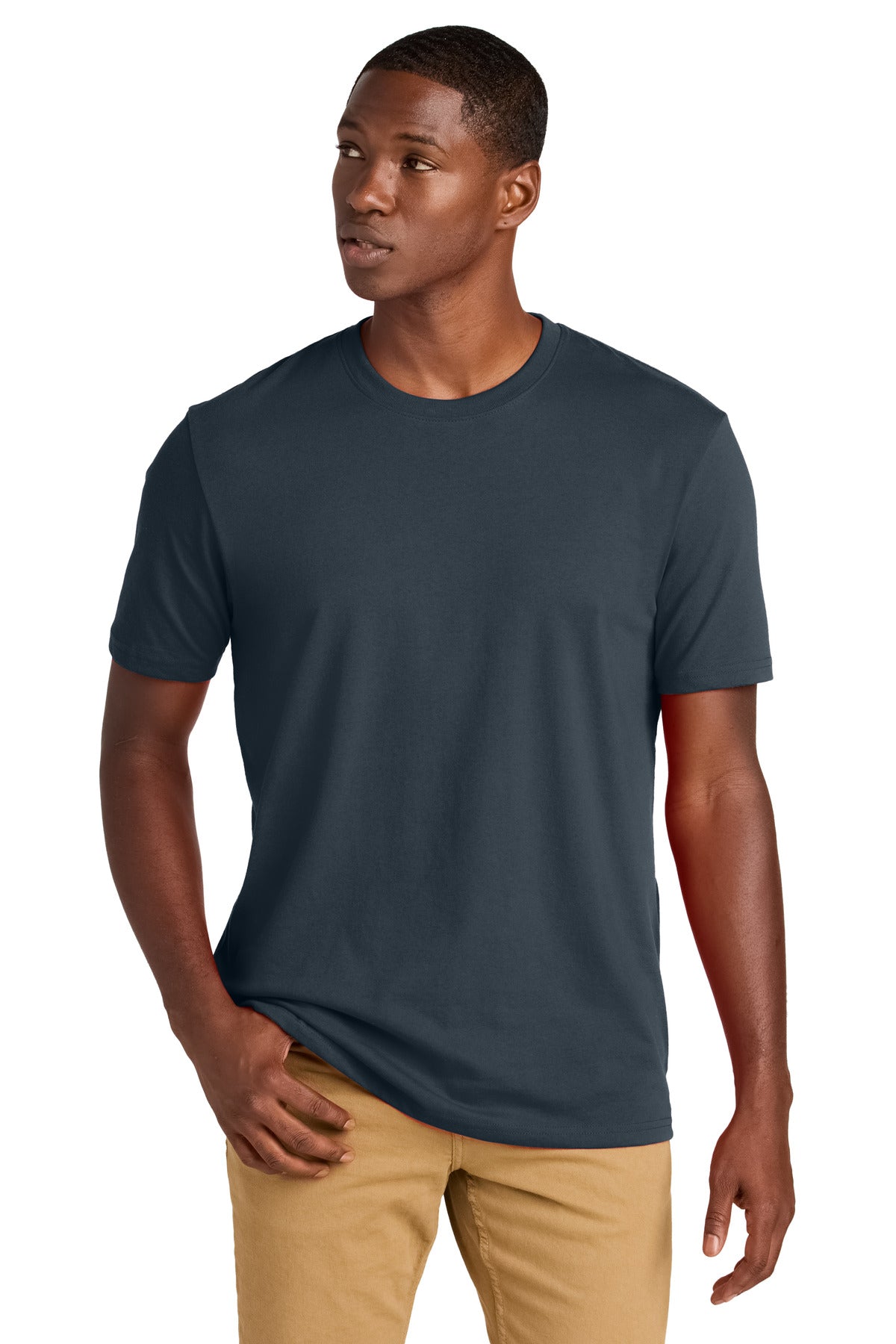District Re-Tee - True Navy - front