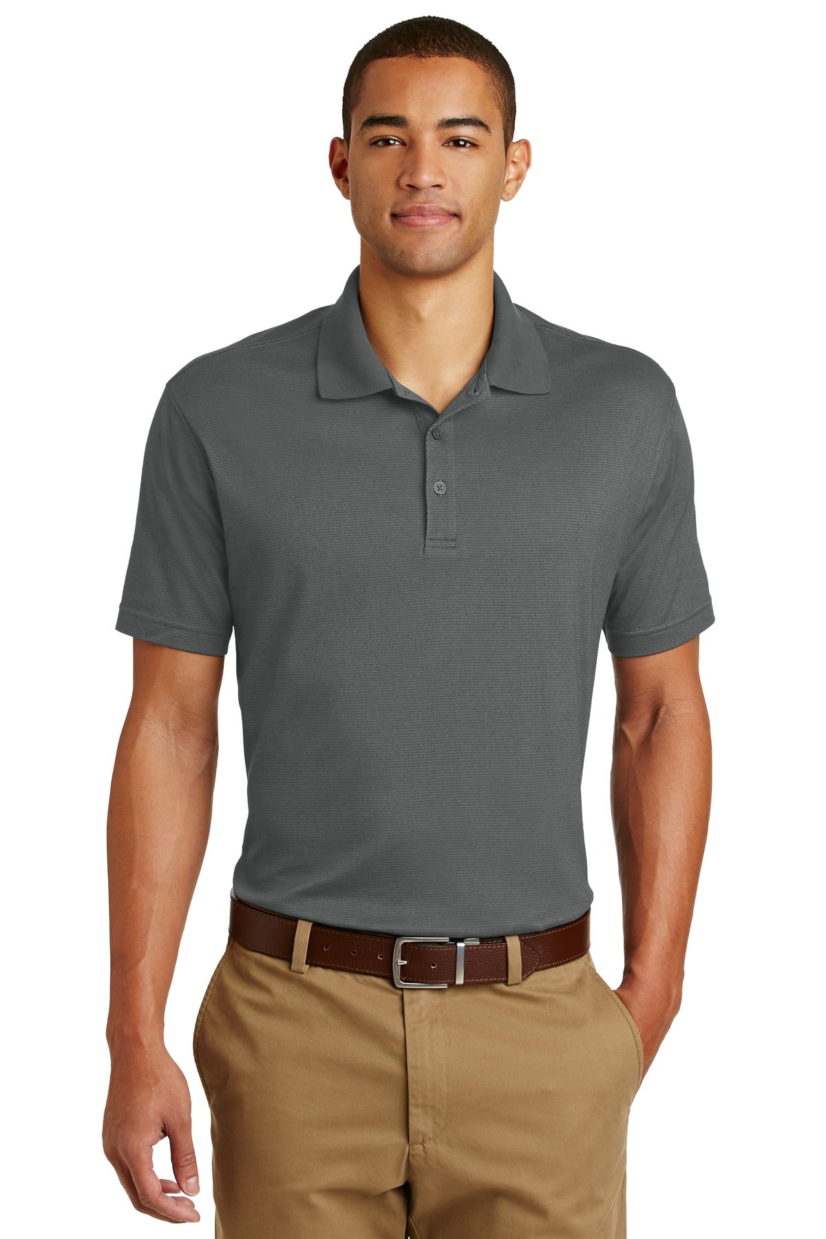 Eddie Bauer Performance Polo - Grey Steel - front