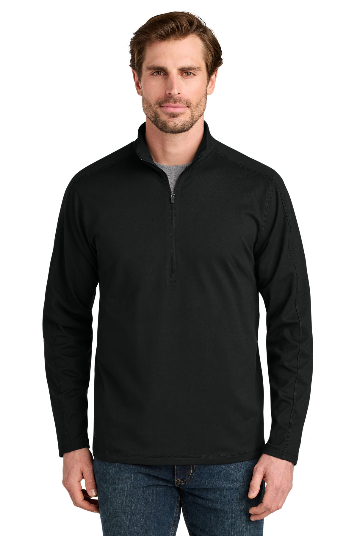 Eddie Bauer Adventurer 1/4-Zip - Deep Black - front