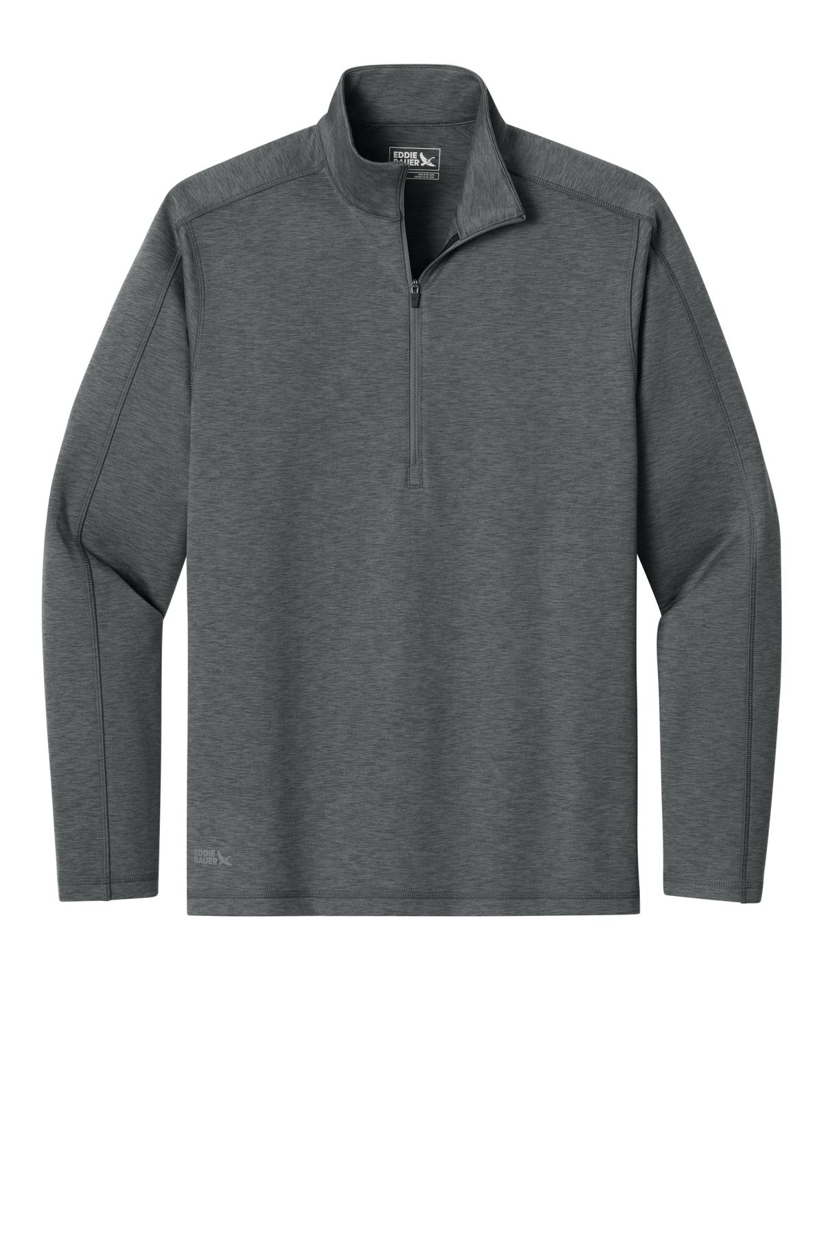 Eddie Bauer Adventurer 1/4-Zip - Metal Grey Heather - flat front