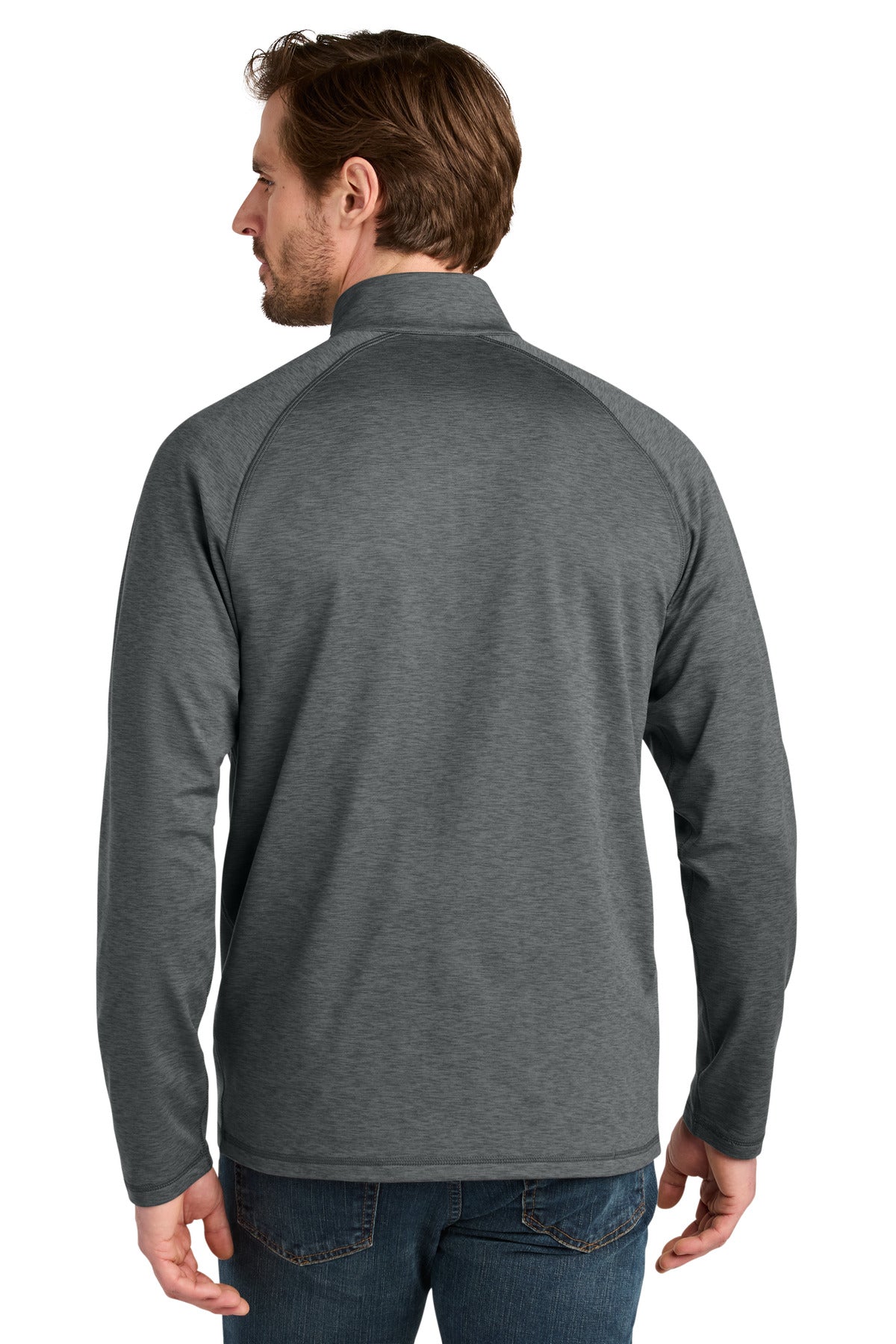 Eddie Bauer Adventurer 1/4-Zip - Metal Grey Heather - back