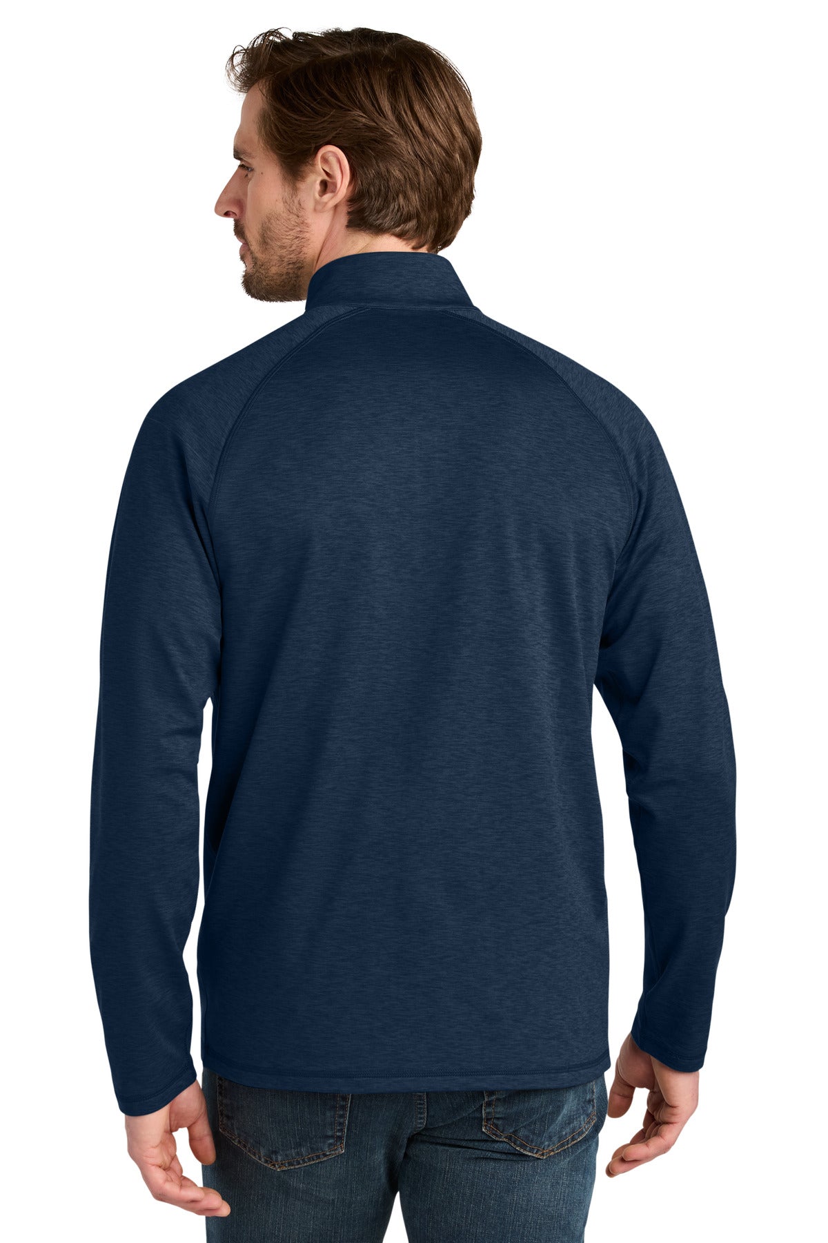 Eddie Bauer Adventurer 1/4-Zip - River Blue Navy Heather - back