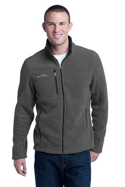 Eddie Bauer Full-Zip Fleece Jacket - Grey Steel - front