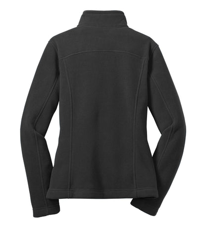 Eddie Bauer Women's Full-Zip Fleece Jacket - Black - flat back