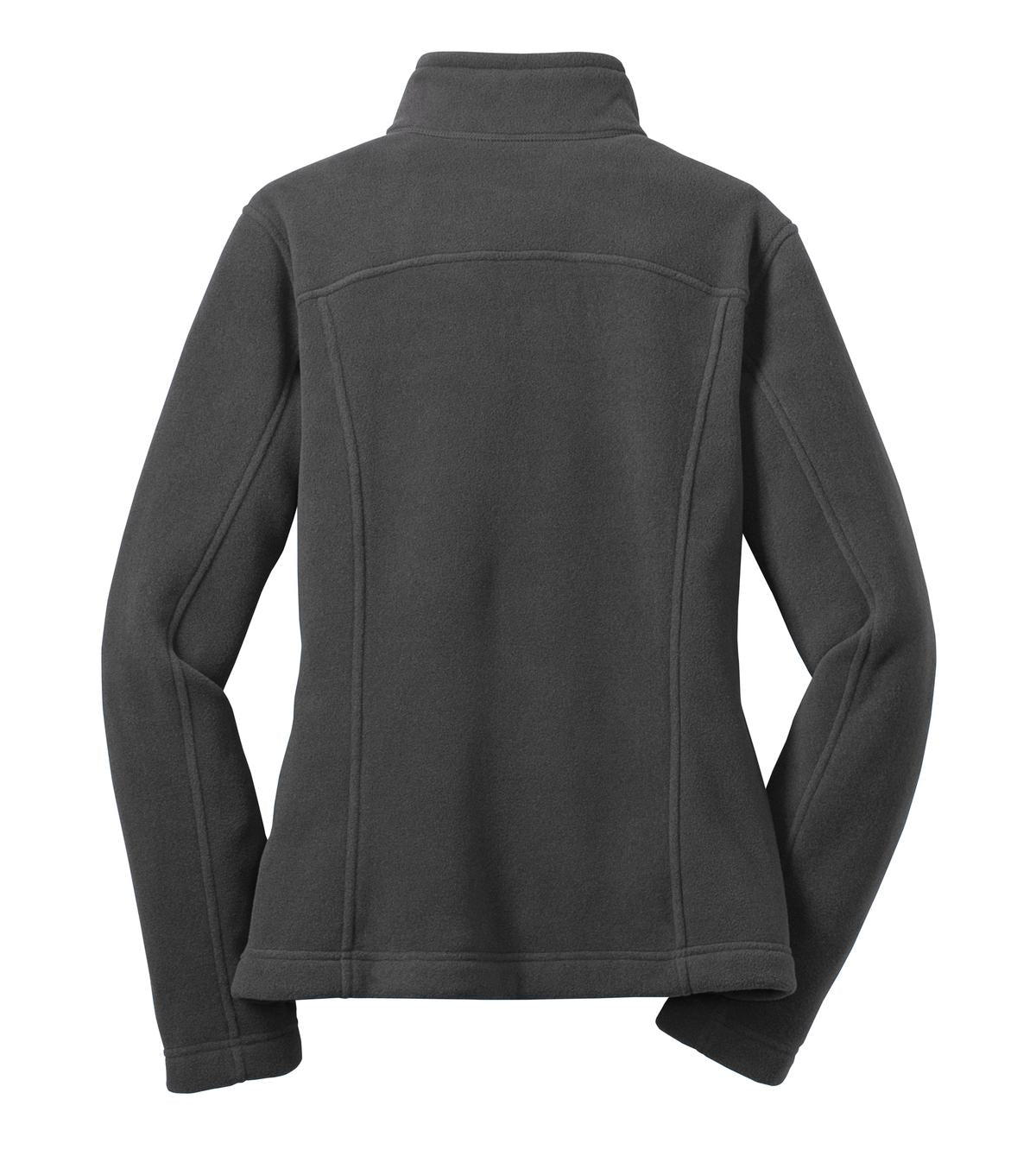 Eddie Bauer Women's Full-Zip Fleece Jacket - Grey Steel - flat back