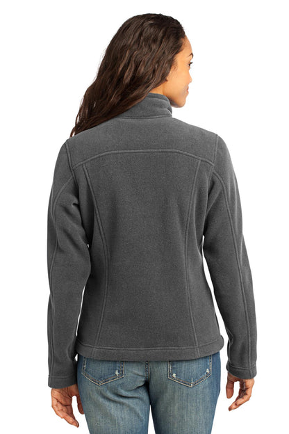 Eddie Bauer Women's Full-Zip Fleece Jacket - Grey Steel - back