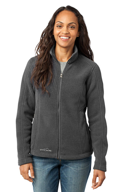 Eddie Bauer Women's Full-Zip Fleece Jacket - Grey Steel - front