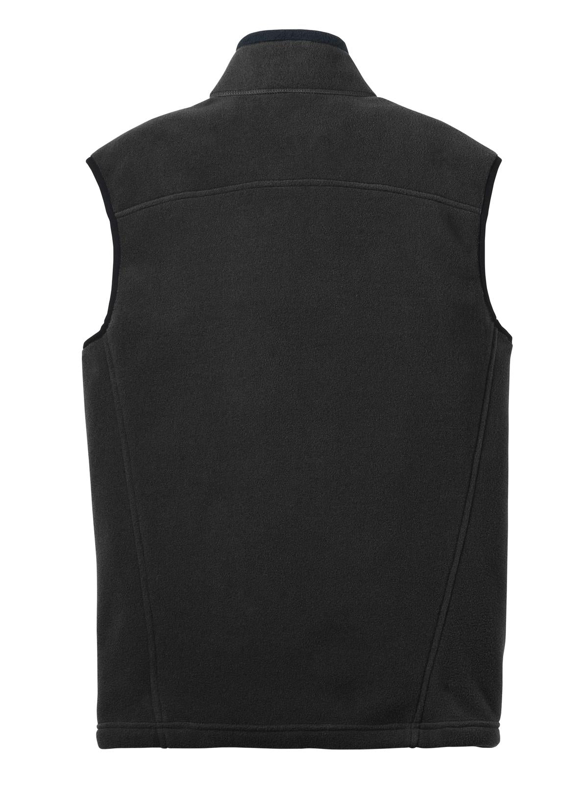 Eddie Bauer Fleece Vest - Black - flat back