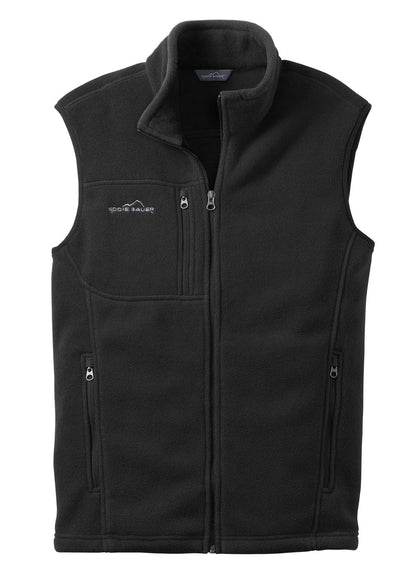 Eddie Bauer Fleece Vest - Black - flat front