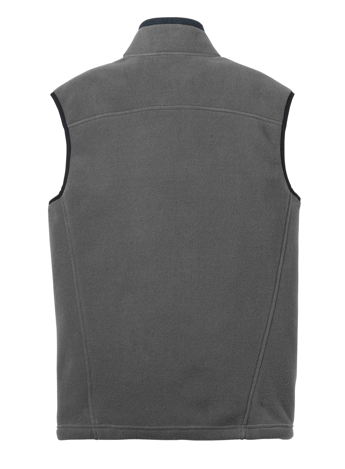 Eddie Bauer Fleece Vest - Grey Steel - flat back