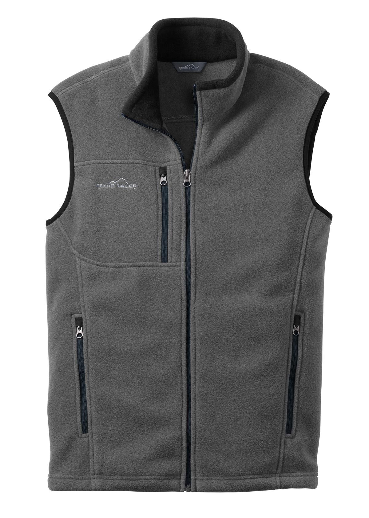 Eddie Bauer Fleece Vest - Grey Steel - flat front
