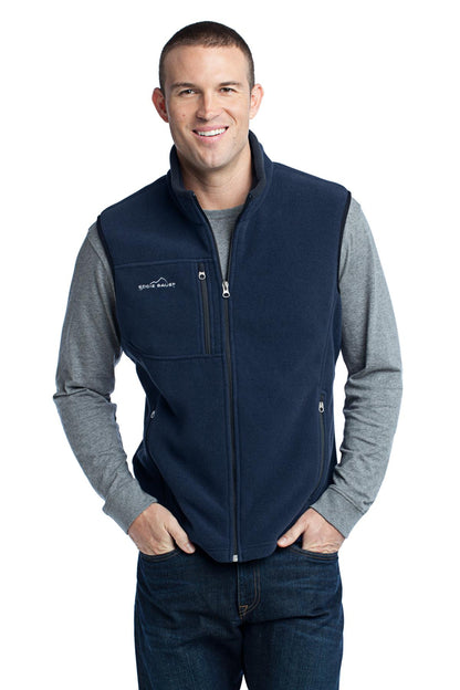 Eddie Bauer Fleece Vest - River Blue Navy - front