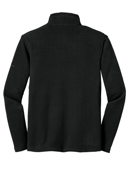 Eddie Bauer Full-Zip Microfleece Jacket - Black - flat back