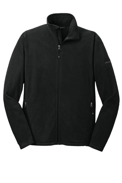Eddie Bauer Full-Zip Microfleece Jacket - Black - flat front
