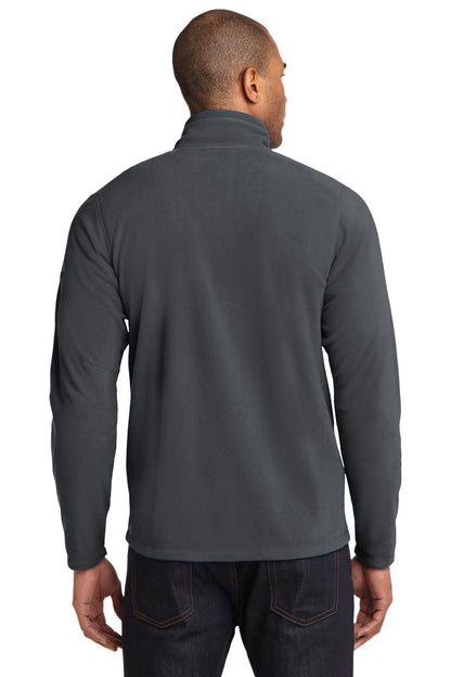 Eddie Bauer Full-Zip Microfleece Jacket - Grey Steel - back