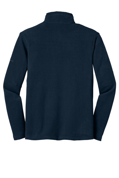 Eddie Bauer Full-Zip Microfleece Jacket - Navy - flat back