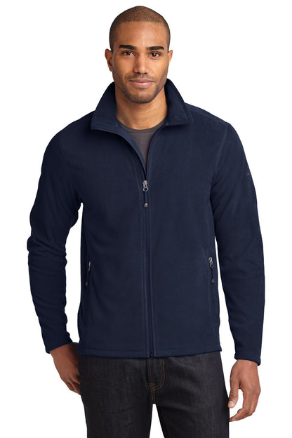 Eddie Bauer Full-Zip Microfleece Jacket - Navy - front