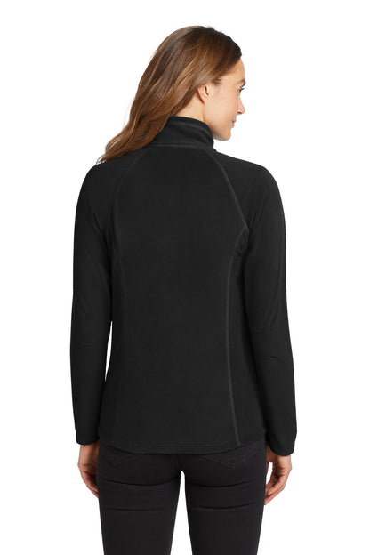 Eddie Bauer Women's Full-Zip Microfleece Jacket - Black - back