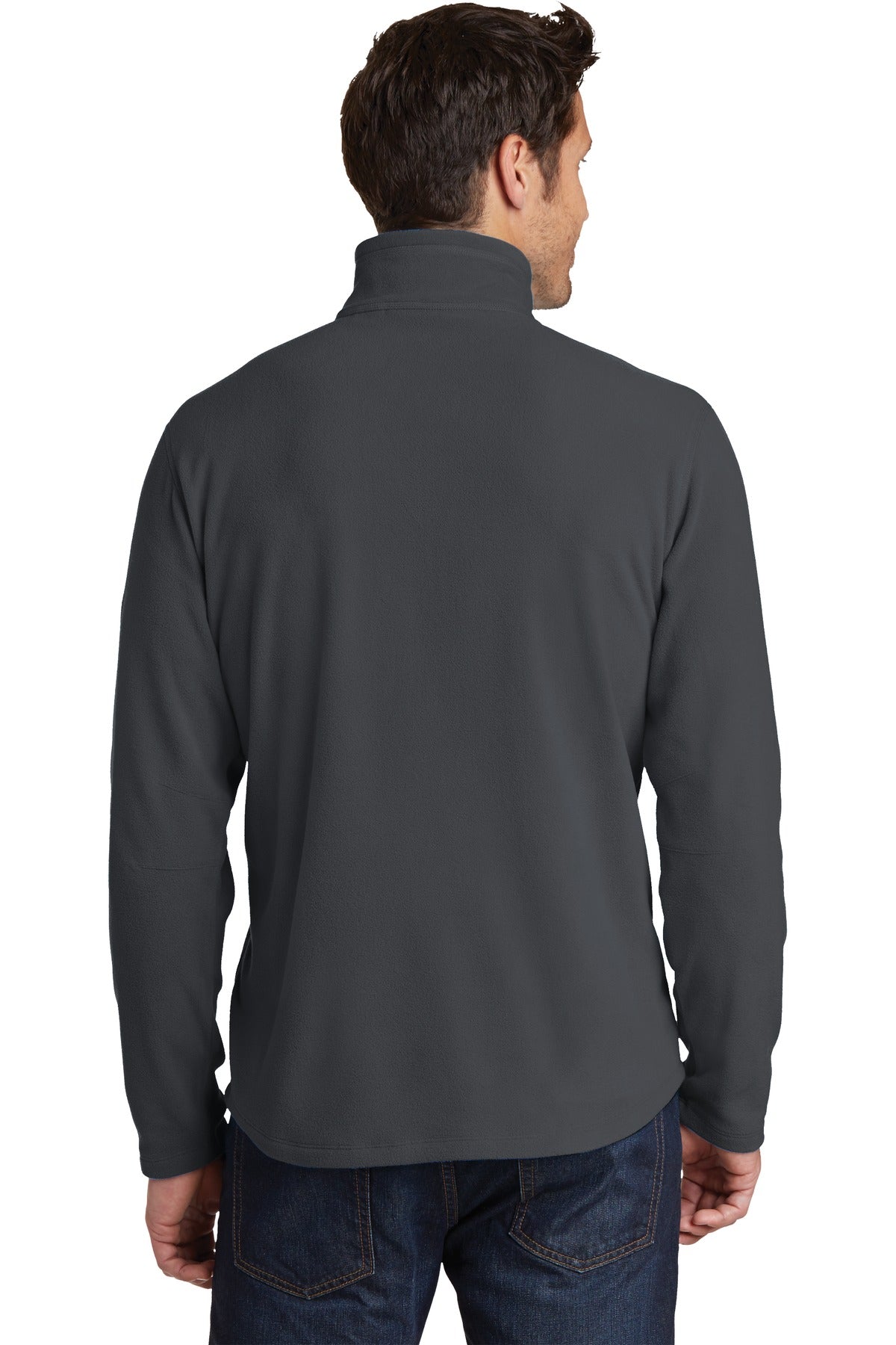 Eddie Bauer1/2-Zip Microfleece Jacket - Grey Steel - back