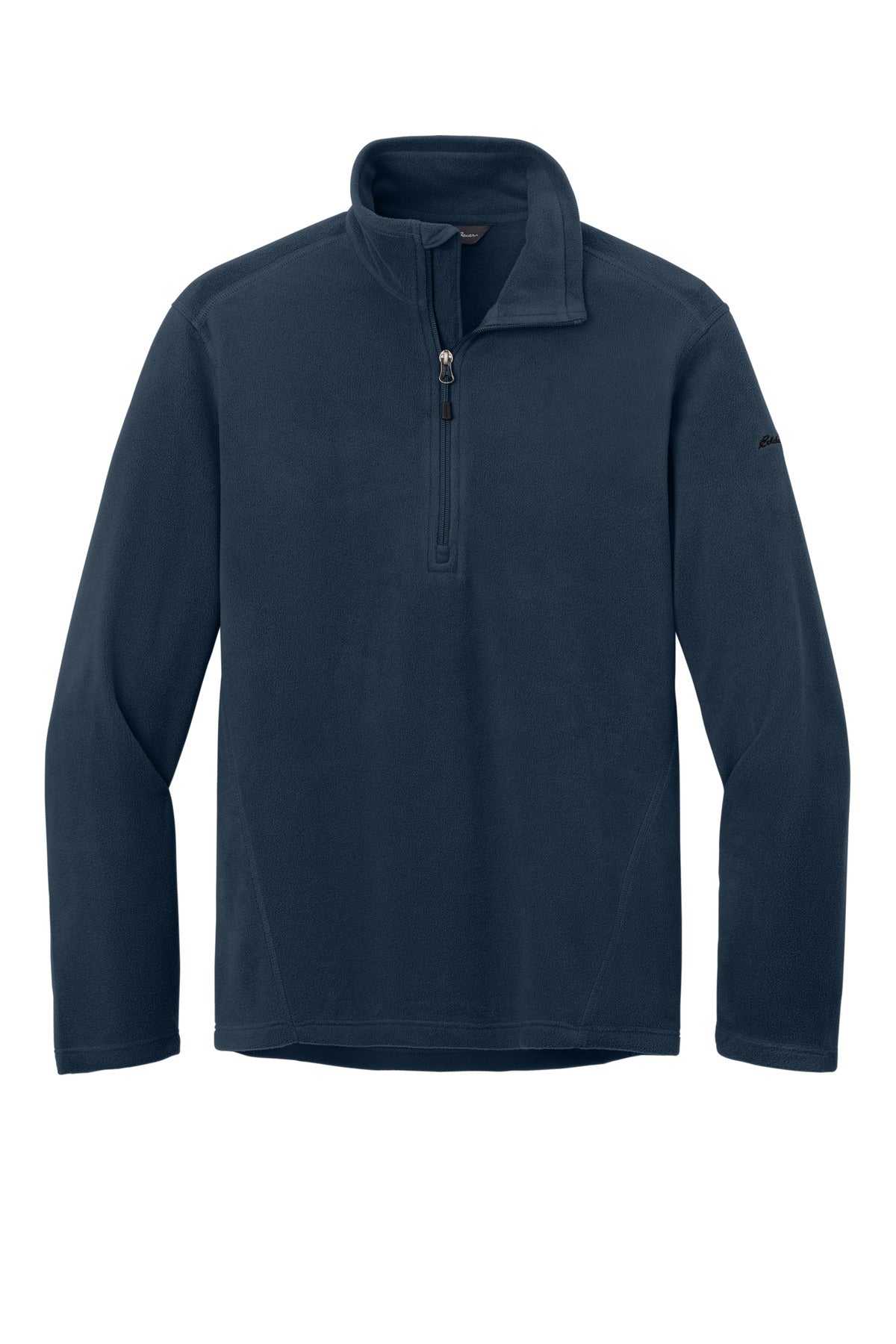 Eddie Bauer1/2-Zip Microfleece Jacket - Navy - flat front