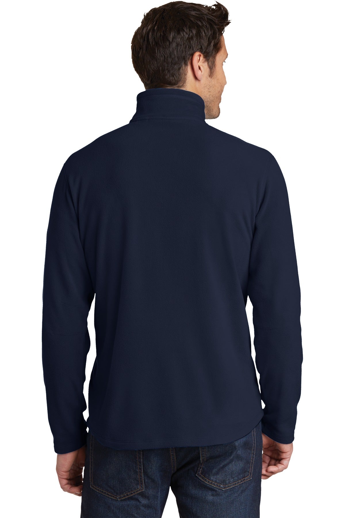 Eddie Bauer1/2-Zip Microfleece Jacket - Navy - back