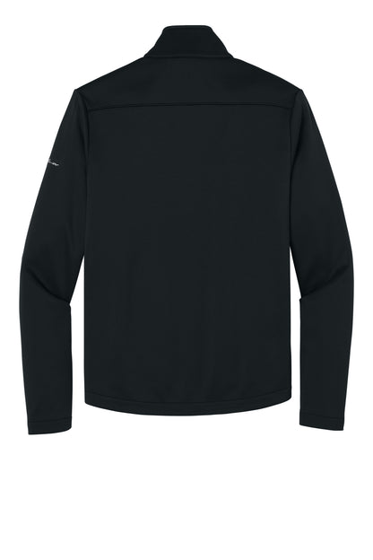 Eddie Bauer Smooth Mid Layer Fleece 1/2-Zip - Black - flat back