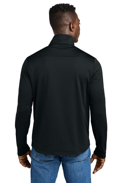 Eddie Bauer Smooth Mid Layer Fleece 1/2-Zip - Black - back
