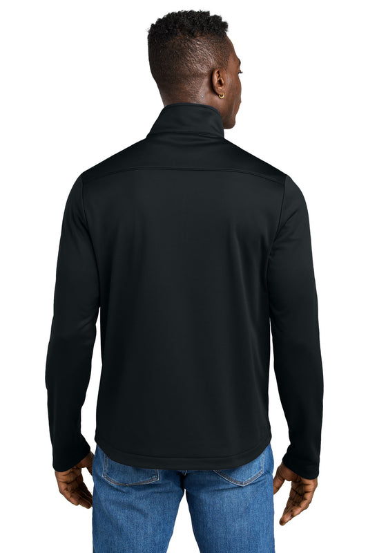 Eddie Bauer Smooth Mid Layer Fleece 1/2-Zip - Black - back