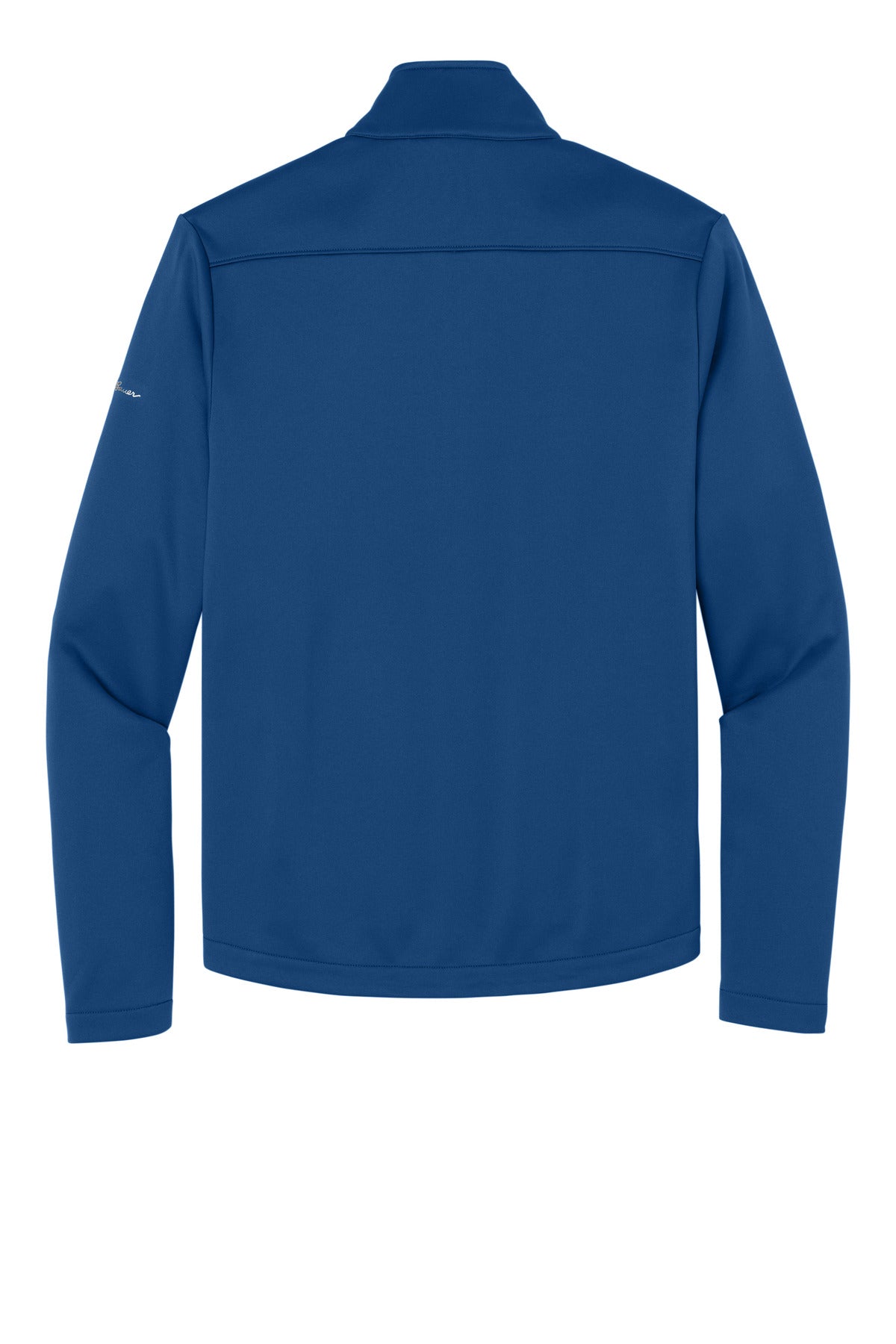 Eddie Bauer Smooth Mid Layer Fleece 1/2-Zip - Cobalt Blue - flat back