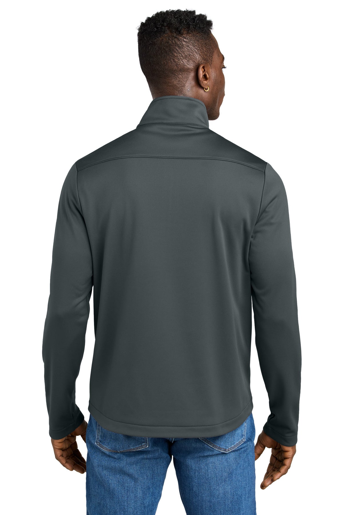 Eddie Bauer Smooth Mid Layer Fleece 1/2-Zip - Iron Gate - back