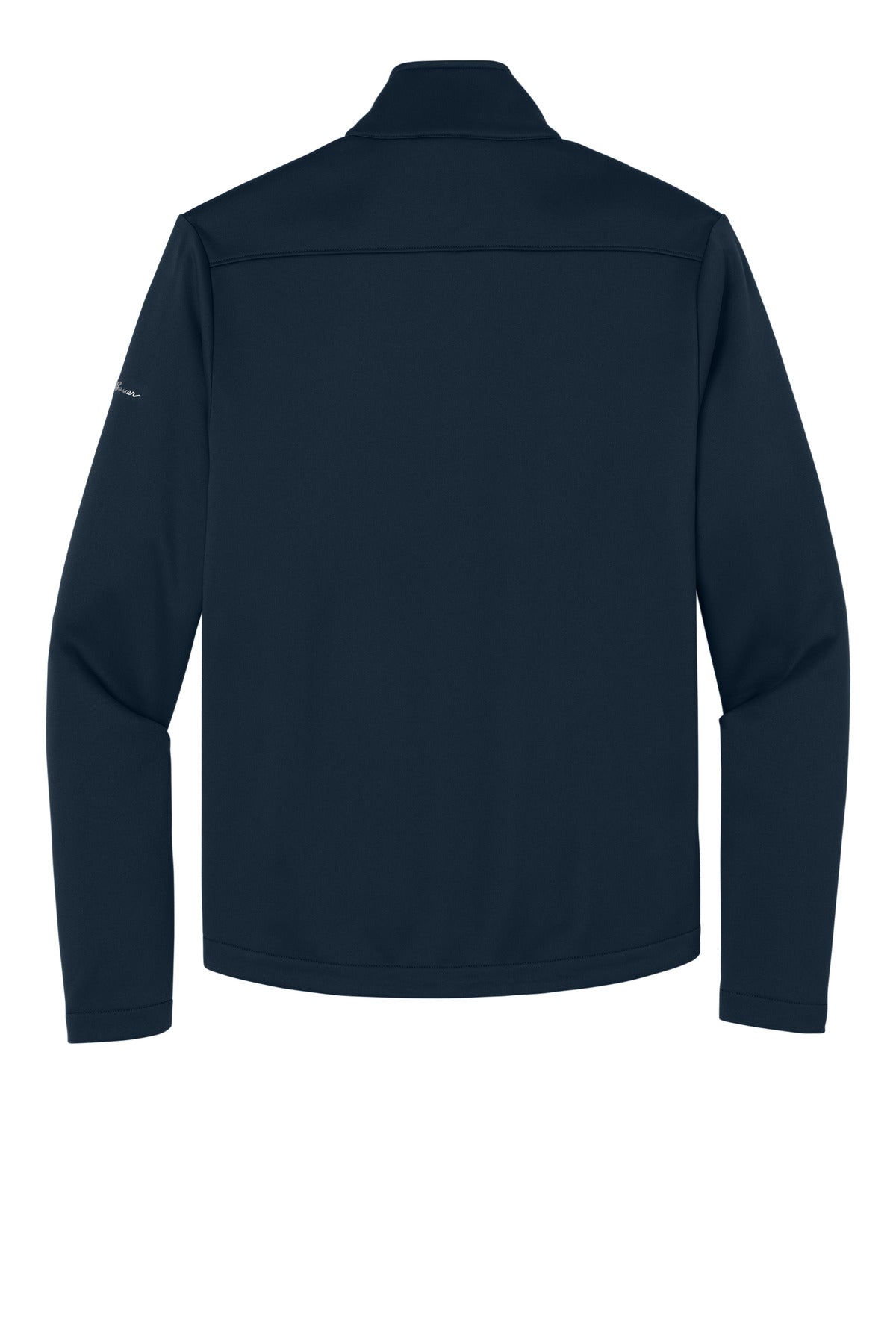 Eddie Bauer Smooth Mid Layer Fleece 1/2-Zip - River Blue Navy - flat back